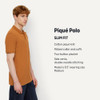 AMAZON ESSENTIALS MEN'S SLIM-FIT COTTON PIQUE POLO SHIRT MAE40007SP18 SIZE L New