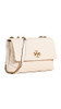 TORY BURCH KIRA CONVERTIBLE SHOULDER BAG ONE SIZE - NEW CREAM