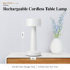 BELL + HOWELL CHELSEA SMALL TABLE LAMP - WHITE