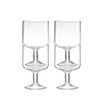 LENOX TUSCANY CLASSICS STACKABLE DRINKWARE, GLASS, DISHWASHER, WINE GLASSES