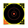 BIRCHWOOD CASEY SHOOT-N-C 12" BULLSEYE PAPER SHOOTING TARGET - BLACK/YELLOW/RED New