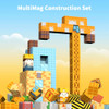 VNLINA MAGNETIC BLOCKS BUILDING TOYS 154PCS MAGNET BUILDING BLOCKS SET