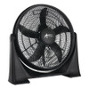 ALERA 20 3-SPEED SUPER-CIRCULATOR TILT FLOOR FAN - BLACK