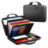 IPYIPY FIREPROOF DOCUMENT ORGANIZER WITH LOCK (SMALL SIZE) - BLACK