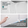 MEEXPAWS CAT LITTER BOX ENCLOSURE SPLASH GUARD XXL 27.9L × 27.9W X 31.5H - White