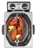 CUISINART CDF-500 ROTISSERIE FRYER STEAMER EXTRA LARGE - STAINLESS STEEL/SILVER