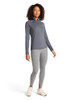 REEBOK ODYSSEY HIGHRISE 7/8 25-INCH INSEAM FOR WOMEN SIZE L - GRAY