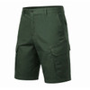 BLU ROCK MEN'S COTTON FLEX-STRETCH CARGO SHORTS - SIZE: MEN 36 - OLIVE