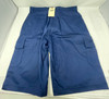 ROAMING SOUL MEN'S COTTON FLEX STRETCH CARGO SHORTS SIZE 34 - BLUE New