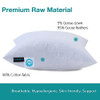 KAKABELL THROW PILLOW INSERTS WATERPROOF 16X16 SET OF 2 - WHITE New