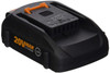 WORX POWERSHARE 20 VOLT 2.0AH BATTERY - BLACK/ORANGE/WHITE