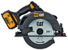 CATERPILLAR CAT 18V 1 FOR ALL 7-1/4” CORDLESS CIRCULAR SAW - BLACK/YELLOW