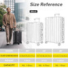 KRUTE CARRY ON LUGGAGE 20 INCH ALUMINUM FRAME LUGGAGE SPINNER WHEELS GRAY