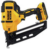 DEWALT 20V MAX* XR FINISH NAILER, ANGLED, 16GA, 2 BA122, DCN660D1 - YELLOW