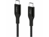 Belkin 240W USB-C to USB-C Cable - Nylon, Braided - M/M - 3.3ft/1m - Black -
