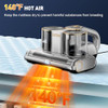 Gxzsk Mattress Vacuum Cleaner, 16kPa Bed Vacuum Cleaner LW-P1018 - Silver