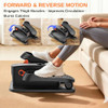 CITXMOTI UNDER DESK ELLIPTICAL EXERCISE MACHINE QUIET RC-KF03 - BLACK/ORANGE