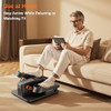 CITXMOTI UNDER DESK ELLIPTICAL EXERCISE MACHINE QUIET RC-KF03 - BLACK/ORANGE