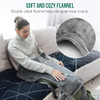 SNAILAX HEATING PAD FOR NECK AND SHOULDERS AND BACK LARGE HEATING PAD - GRAY