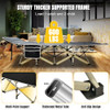 YELLOW JACKET Folding Camping Cot for Adults (600LBS Max Load) - BLACK