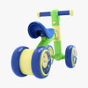 JETSON BOUNCE BALANCE BIKE, FOUR WHEELS, RIDE ON INDOOR OUTDOOR - BLUE