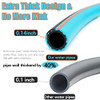 KITYS FATCH FLEXIBLE GARDEN HOSE 50FT 5/8", NEW UPGRADED LEAK-PROOF - BLUE New