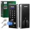 PHILIPS FINGERPRINT ELECTRONIC DOOR LOCK KEYLESS DDL210X - SATIN NICKEL