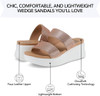 DAISY FUENTES FENWAY WOMEN'S WEDGE SANDALS - SIZE: WOMEN 6.5 - MAUVE