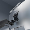 C-MOUNTS SINGLE MONITOR ARM DESK MOUNT，GAS SPRING MONITORS ARM FOR 17-32 - BLACK