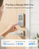 PHILIPS WIFI KEYPAD DOOR LOCK WITH HANDLE BUILT-IN WIFI SATIN NICKEL