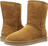 1017090 KOOLABURRA BY UGG KOOLA SHORT BOOT WOMEN CHESTNUT SIZE 5
