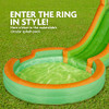 Sunny & Fun Inflatable Single Ring Water Slide Park – Heavy-Duty for Outdoor Fun