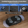 HVX VIBRATION PLATE EXERCISE MACHINE VIBRATING FITNESS PLATFORM VPM1 - BLACK