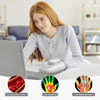 WUX HAND MASSAGER WITH HEAT AND AIR 3 MASSAGE MODES 4 HEAT LEVELS - GRAY