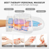 WUX HAND MASSAGER WITH HEAT AND AIR 3 MASSAGE MODES 4 HEAT LEVELS - GRAY
