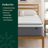 ZINUS 12" TRUE SUPPORT HYBRID MATTRESS KING MATTRESS IN A BOX WHITE/GRAY New