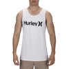 HURLEY MEN'S ONE AND ONLY GRAPHIC TANK TOP - SIZE: MEN XL - WHITE/BLACK New