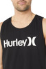 HURLEY MEN'S EVERYDAY ONE AND ONLY SOLID TANK T-SHIRT - SIZE: MEN L - BLACK