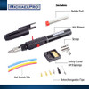MICHAELPRO CORDLESS BUTANE SOLDERING IRON KIT- SELF-IGNITE MP011002 - BLACK/RED