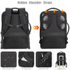 TZOWLA 40L EXPANDABLE TRAVEL LAPTOP BACKPACK 17.3" JP-TZ-IIIT-17.3 - BLACK New