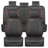 MotorBox Prestige Faux Leather Seat Covers Full Set' Semi-Universal WSHN/BK