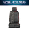 MotorBox Prestige Faux Leather Seat Covers Full Set' Semi-Universal WSHN/BK