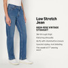 AMAZON ESSENTIALS WOMEN HIGH-RISE STRAIGHT LEG JEAN MEDIUM BLUE VINTAGE SIZE 18 New