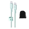 ANKER 544 BIO-NYLON USB-C TO USB-C CABLE- 10FT, ECO FRIENDLY - GREEN New