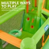 SUNNY & FUN COMPACT BOUNCE-A-ROUND INFLATABLE WATER SLIDE PARK - MULTI