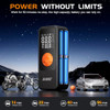 ZUZEE TIRE INFLATOR PORTABLE AIR COMPRESSOR, 4X FASTER 150PSI - ORANGE