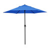 ASTELLA 9' RD CRANK OPEN TILTING MARKET UMBRELLA, ECO906D709-P01 - PACIFIC BLUE