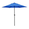 ASTELLA 9' RD CRANK OPEN TILTING MARKET UMBRELLA, ECO906D709-P01 - PACIFIC BLUE
