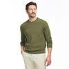 44S6S024 By Saks Fifth Avenue Olive Men's Size XL Jersey Stitch Crewneck Sweater New