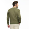 44S6S024 By Saks Fifth Avenue Olive Men's Size XL Jersey Stitch Crewneck Sweater New